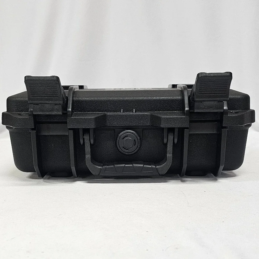 VEVOR Hard Shell Protective Case with Foam Black Rugged Equipment Carry Box